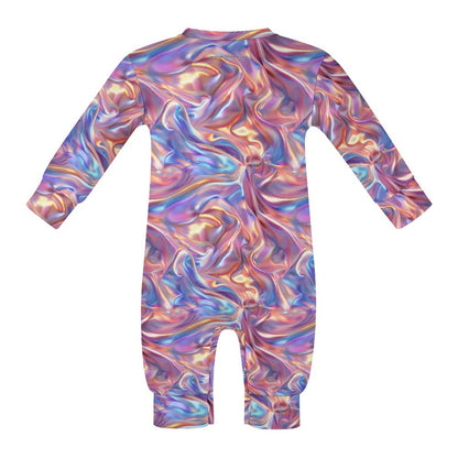 Zen / Yoga Bigfoot / Sasquatch, Long Sleeve Baby / Toddler Romper, Faux Cotton