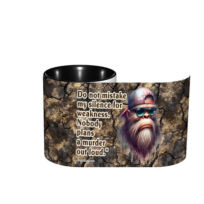 Sarcastic Sasquatch Collection, 11.2 Oz Ceramic Coffee Mug- Don't Mistake