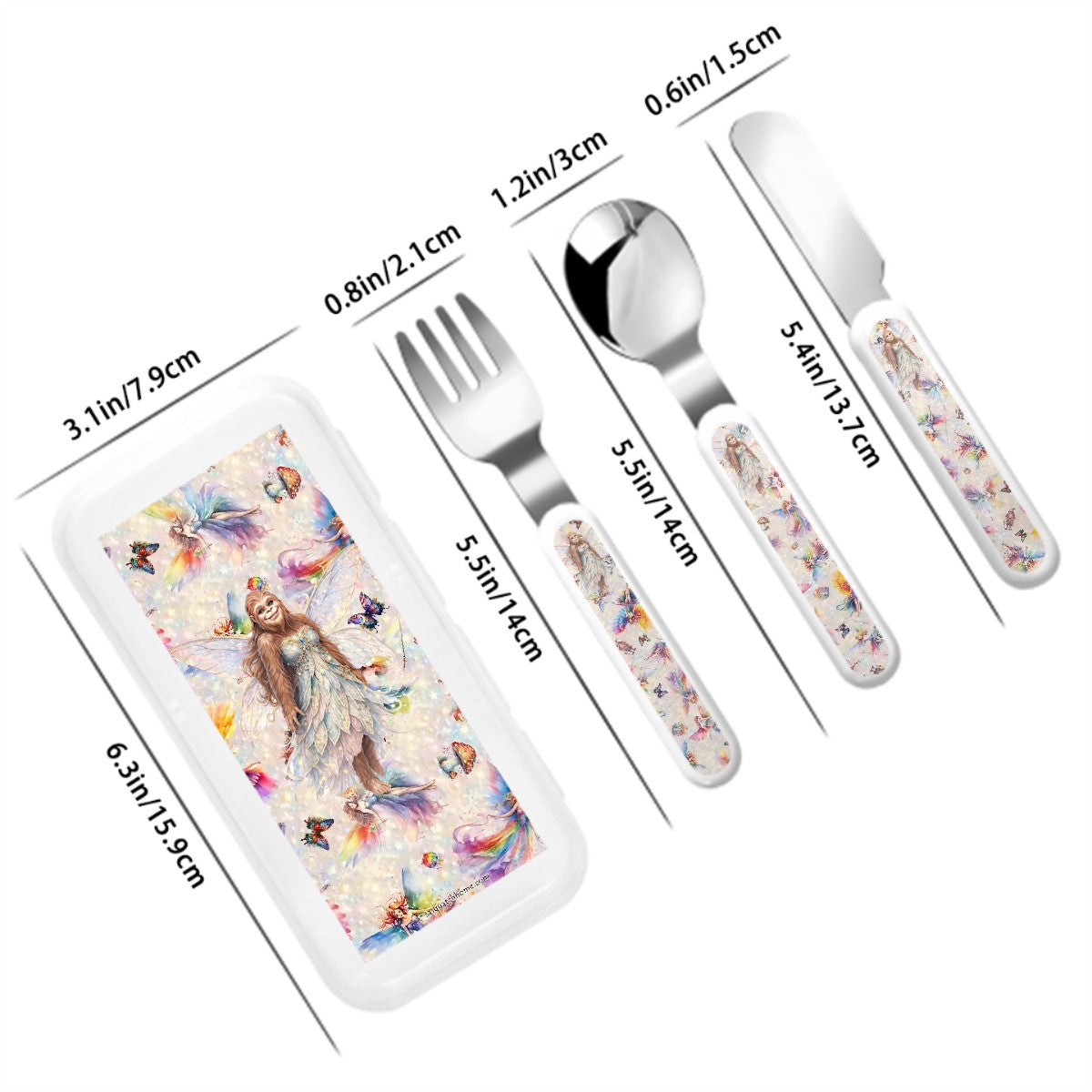 Kids Cutlery Set Straight Handle