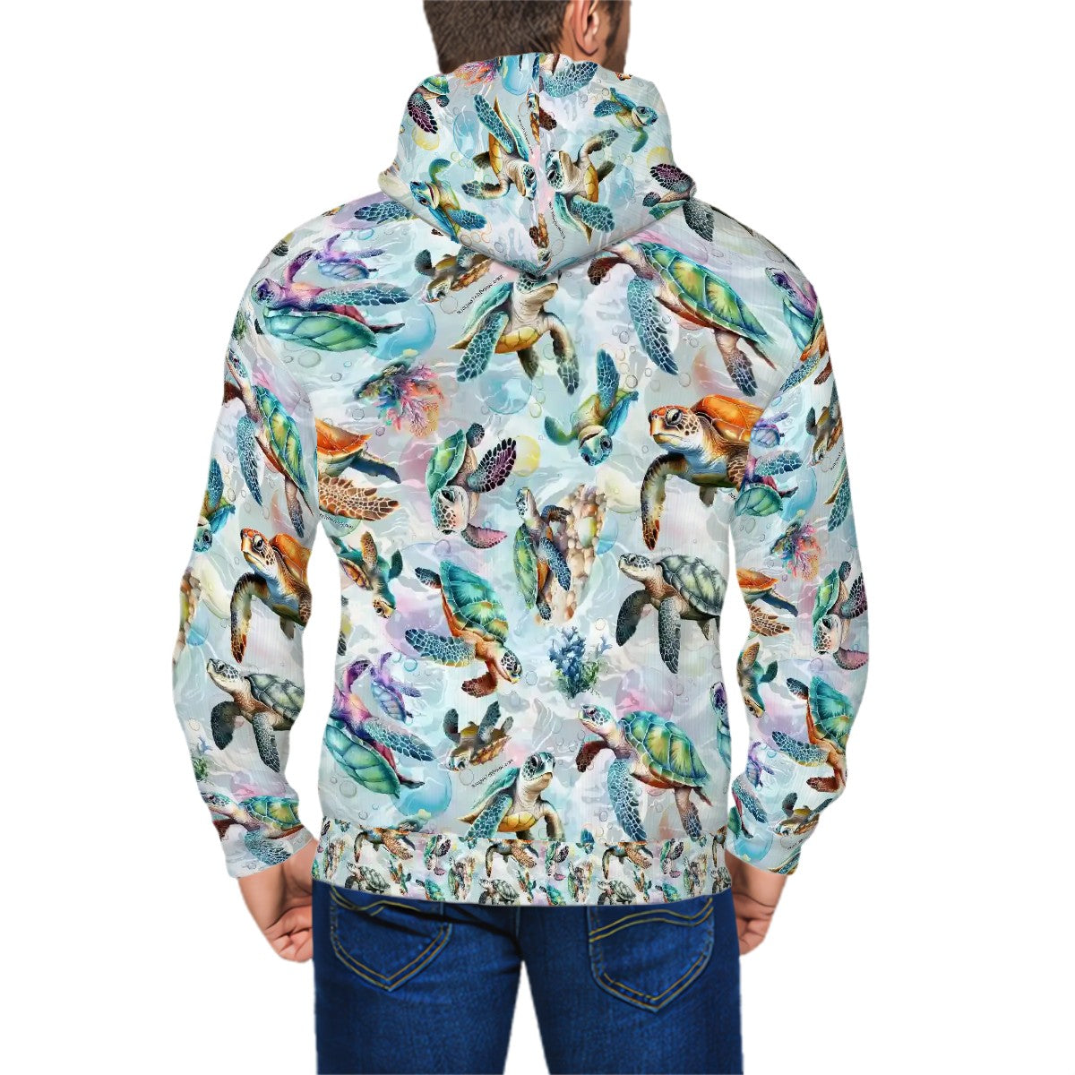10 Animal Designs, Adult Zip Up Hoodie