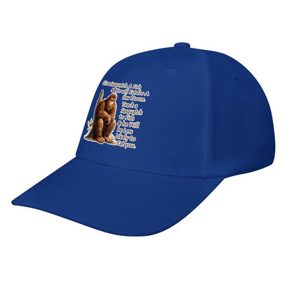 Bigfoot, Sasquatch “Give Sasquatch a fish..", Baseball Cap – 8 Colors