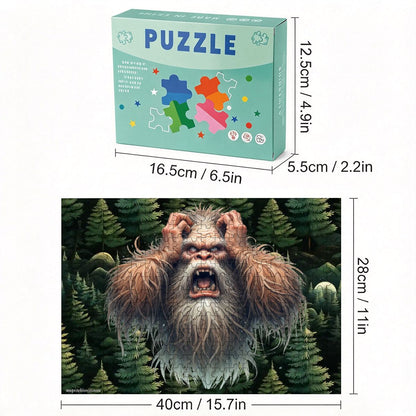 Crazy Sasquatch 300pcs Horizontal Wooden Jigsaw Puzzles