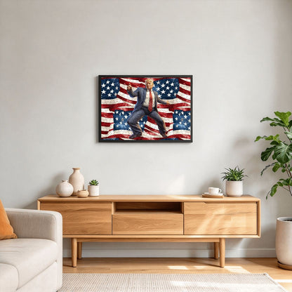 Donald Trump Dancing 300pcs Horizontal Wooden Jigsaw Puzzles
