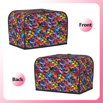 10 Flower Designs, 2 Slice Toaster Cover
