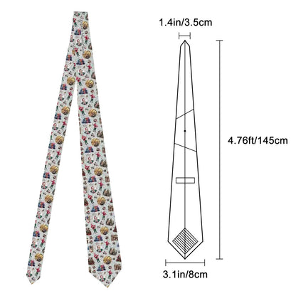 Donald Trump Christmas, Silky Polyester Dapper Neck Tie