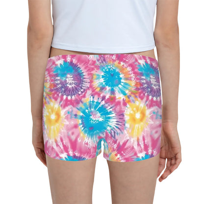 Girls Boxer Briefs Underwear Tie Dye