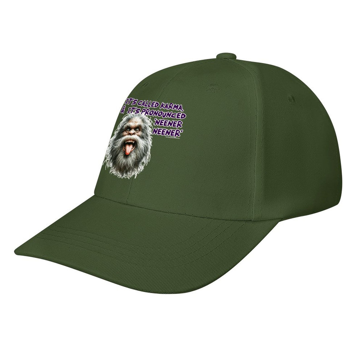 Bigfoot, Sasquatch “It's called karma..", Baseball Cap – 8 Colors
