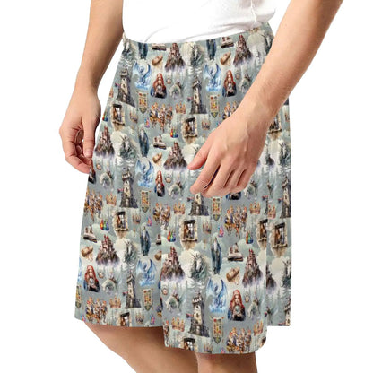 10 Cool Misc Designs, Men’s Polyester, pocketed, pajama Shorts