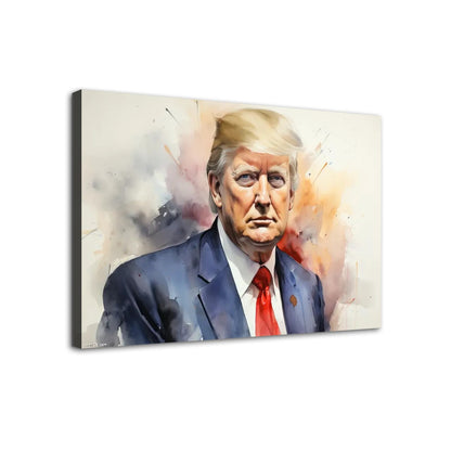 Donald Trump, 32"x20" Canvas Prints Wall Art