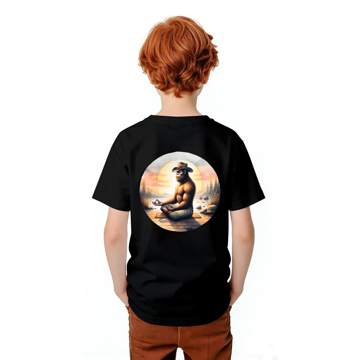 Bigfoot Sasquatch Designs, Kid’s Double Sided Gildan 5000B T Shirt
