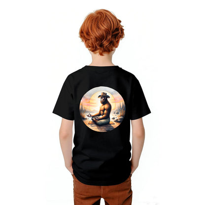 Bigfoot Sasquatch Designs, Kid’s Double Sided Gildan 5000B T Shirt