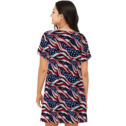 Donald Trump "You're Fired", Women’s Loose Fit Short Sleeve Night Gown