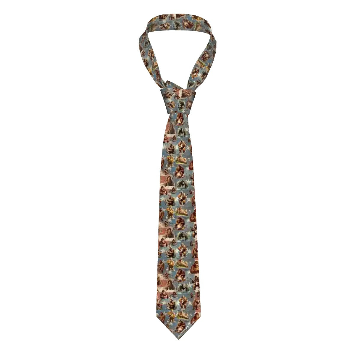 Patriot Sasquatch, Silky Polyester Dapper Neck Tie