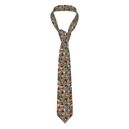 Patriot Sasquatch, Silky Polyester Dapper Neck Tie
