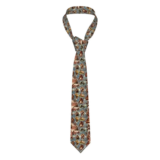 Silky Sasquatch Dapper Neck Ties -  Patriotic Maga Dapper Tie 19 Designs!