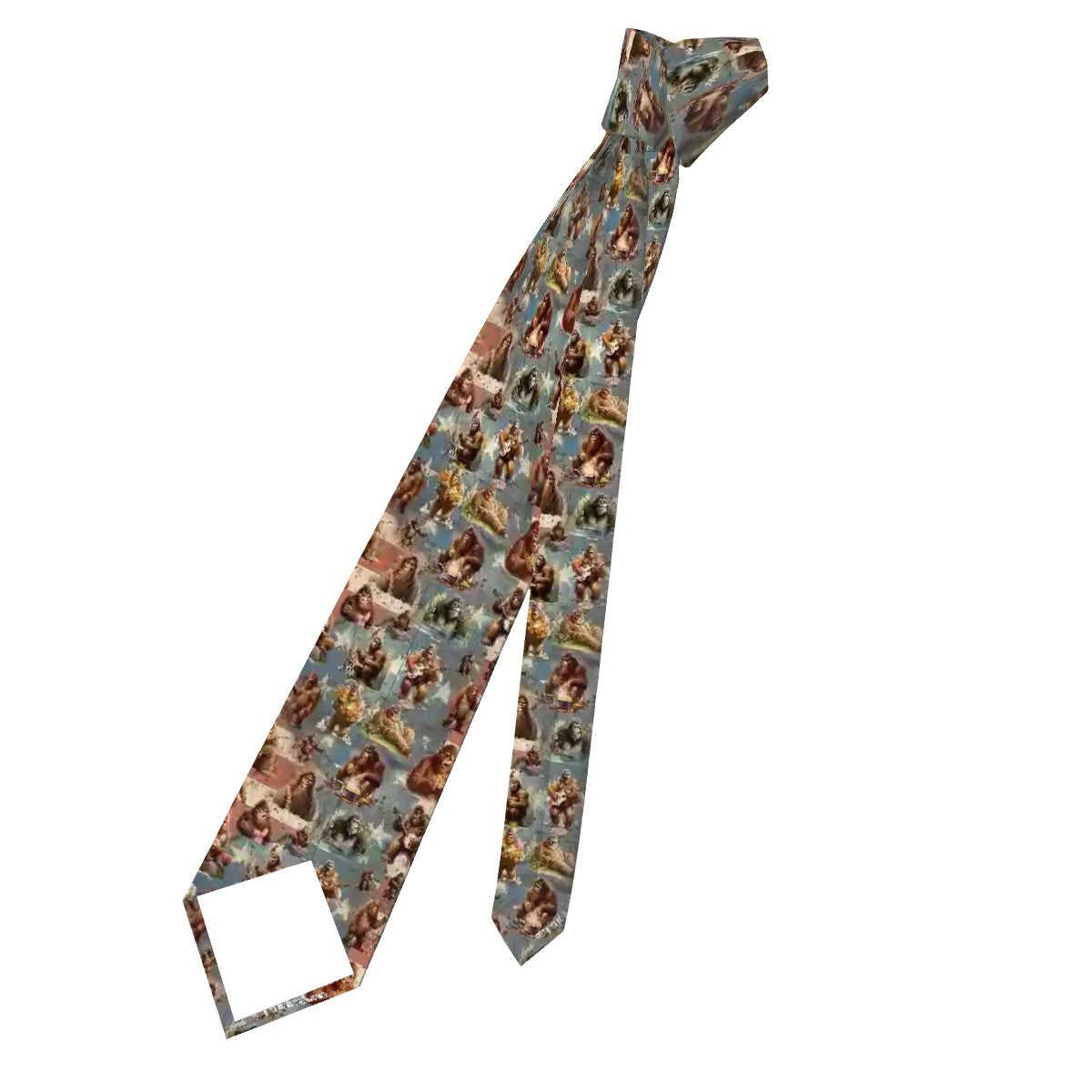 Patriot Sasquatch, Silky Polyester Dapper Neck Tie