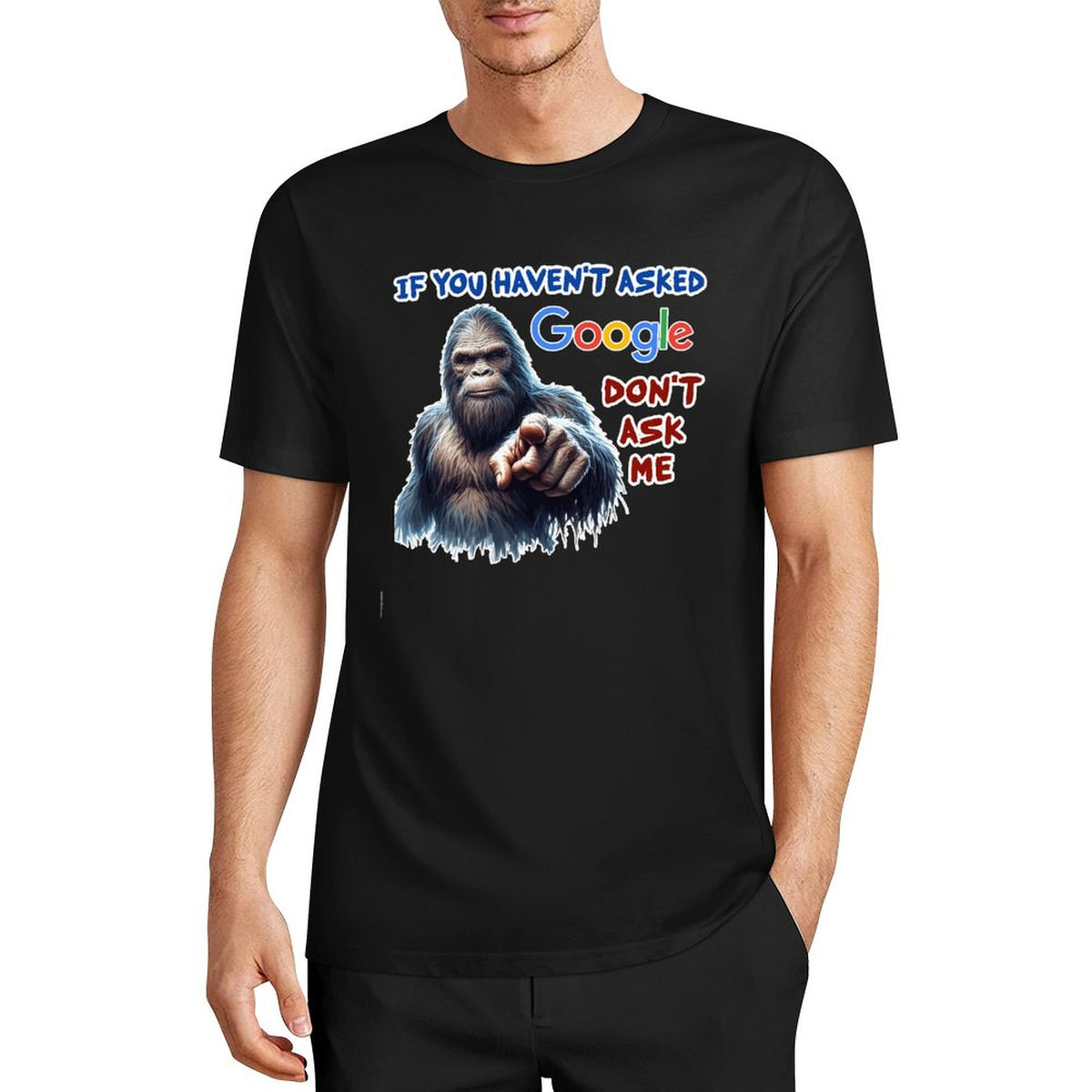 DTF 160gsm Cotton Men's Short Sleeve T-shirt (Front Printing)