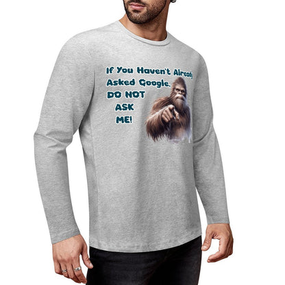 Bigfoot - Sasquatch Cotton Unisex Long Sleeve T-shirt