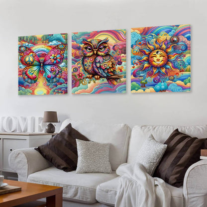 Canvas Wall Art -16”x 20” (x3) - Made In USA