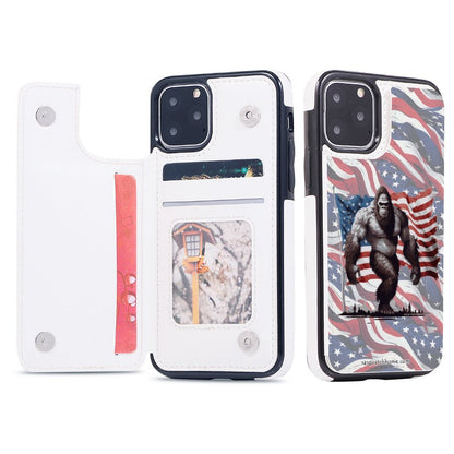 iPhone 11 Pro Bigfoot, Sasquatch Cell Phone Flip Wallet Case