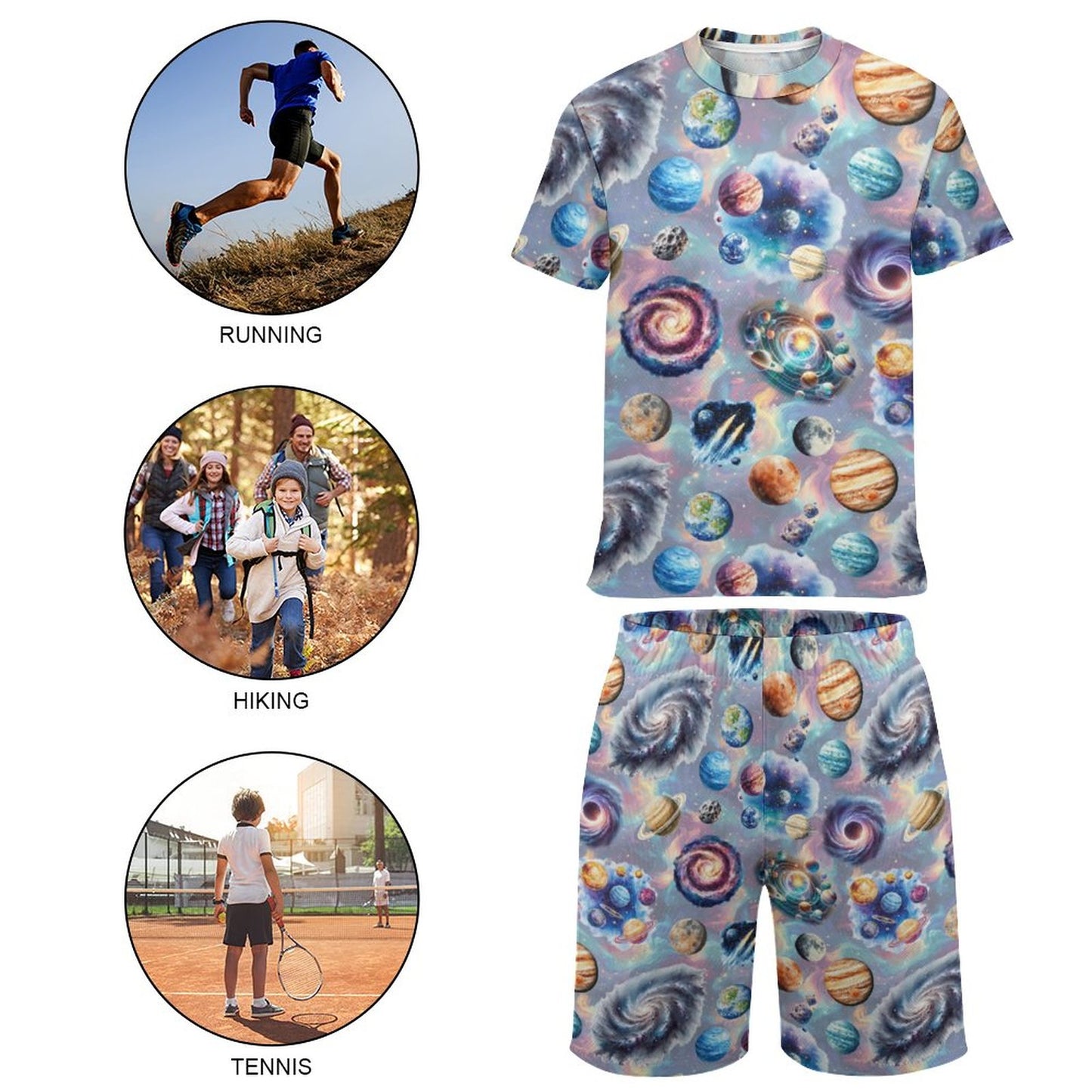 20 Awesome Designs, Children's T-shirt & Shorts Set