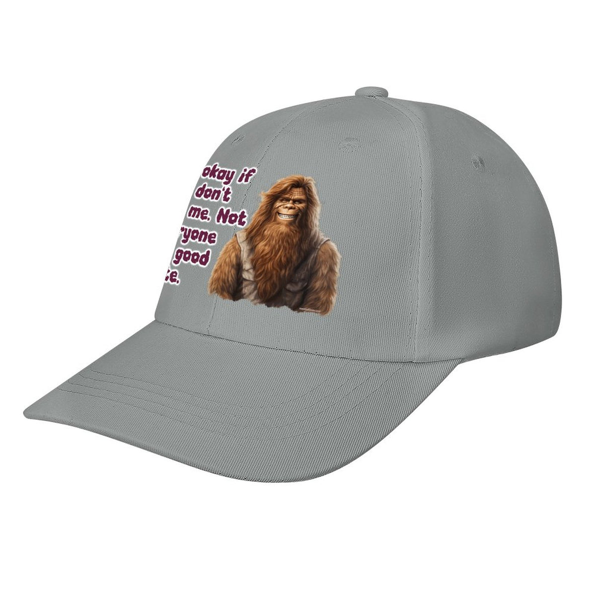 Bigfoot, Sasquatch "It's okay if..", Baseball Cap – 8 Colors