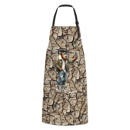 Bigfoot Cowboy Selfie, Waterproof Apron with Pockets