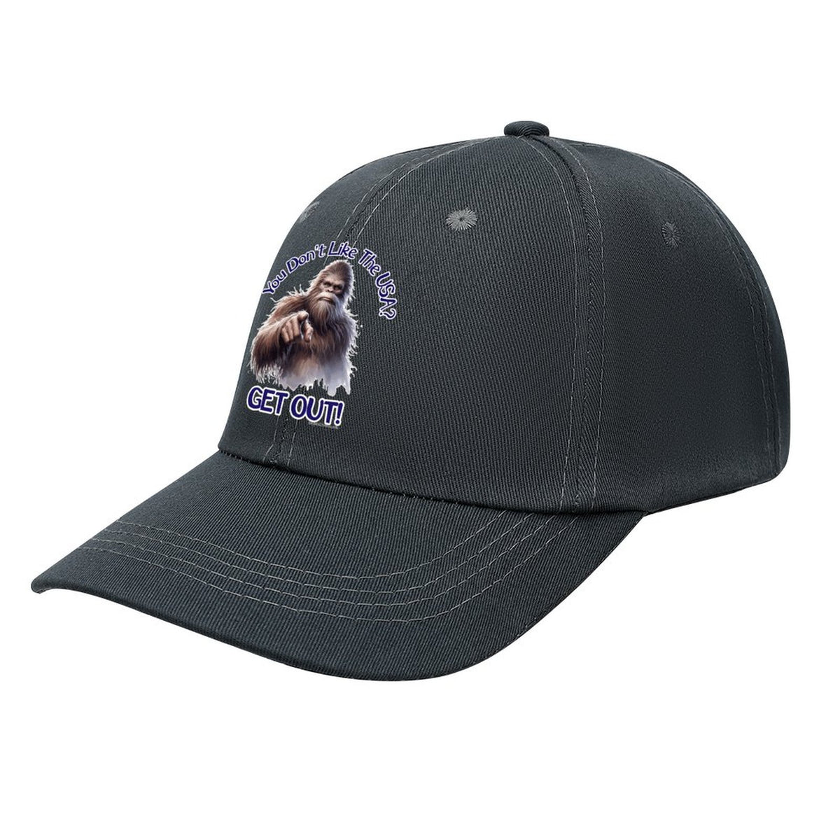 Bigfoot, Sasquatch “You don't like the USA..", Baseball Cap – 8 Colors