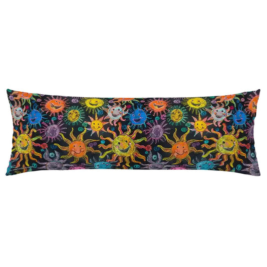 Child Crayon Sunshine, Long Body Pillow Case
