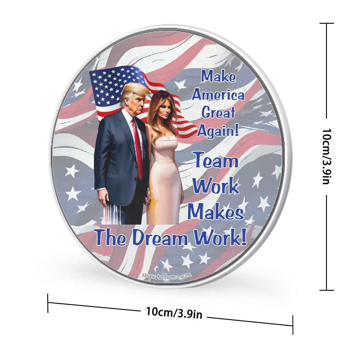 Donald Trump, "Team Work Makes..." Wireless Cell Phone Charger
