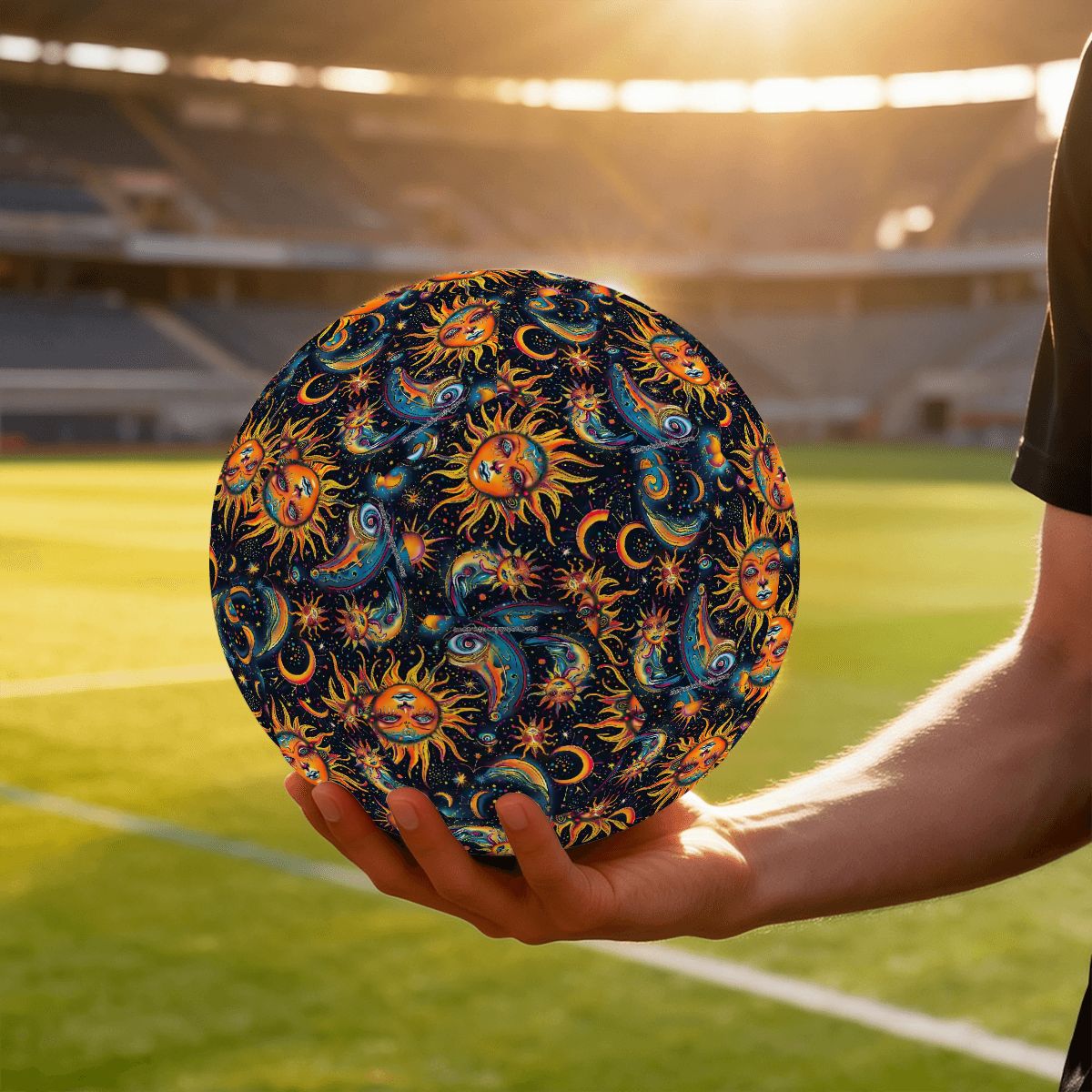 10 Psychedelic Designs, 8.5 Inch Training Soccer Ball