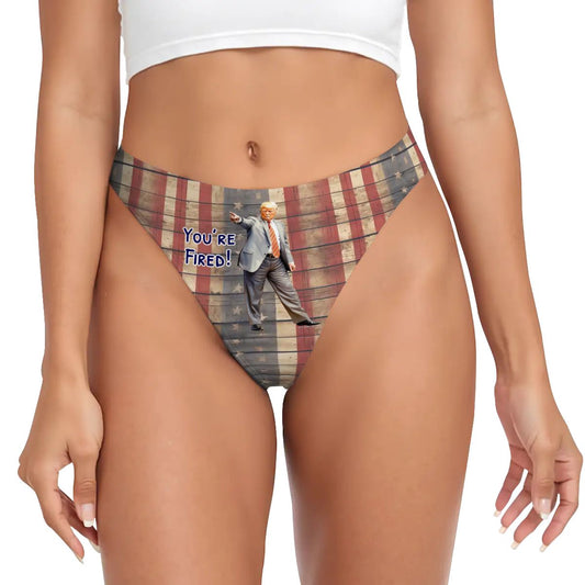 Women’s Polyester Thong, Panties, Underwear - Donald Trump Dancing