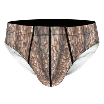 Bigfoot / Sasquatch Face, Men’s Silk Briefs Underwear