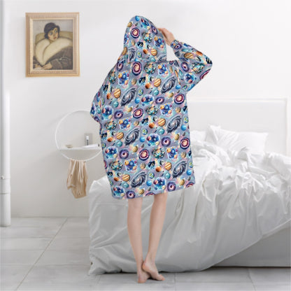AWESOME Designs - Adult Blanket Hoodie, zombies, smurfs, dragons & More
