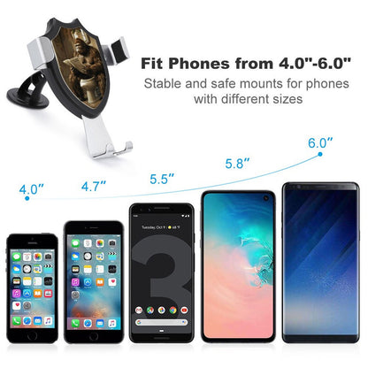 Bigfoot On Toilet Car Mount Mobile Phone Holder