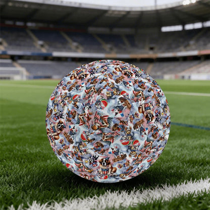8.5 Inch Training Soccer Ball, 9 Patriot Designs