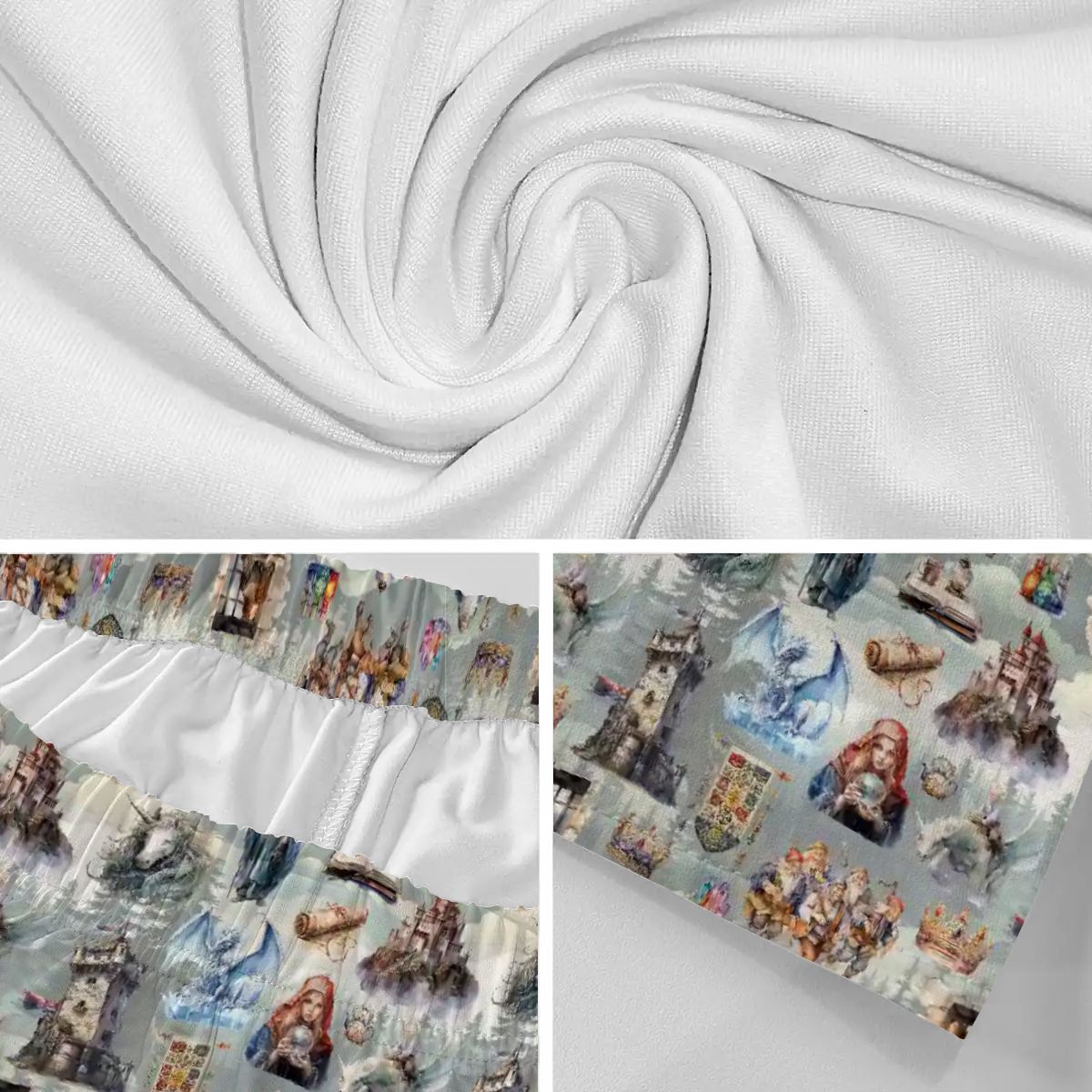 10 Cool Misc Designs, Men’s Polyester, pocketed, pajama Shorts