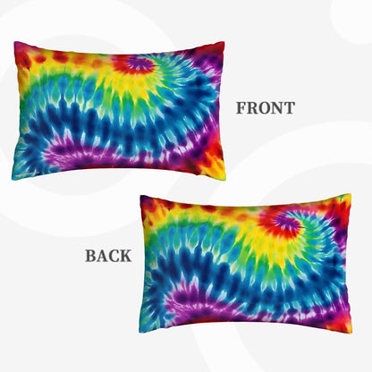 Tie-Dye Plush Throw Pillow Covers (Double-Sided Design & Multi-Size)