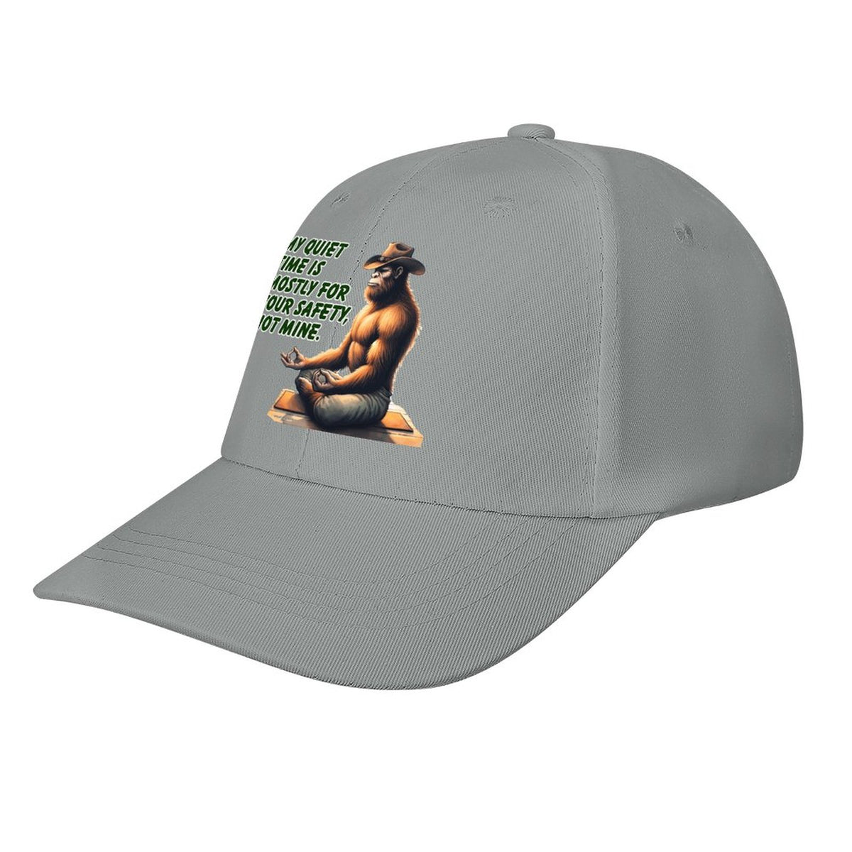 Bigfoot / Sasquatch “My quiet time..", Baseball Cap – 8 Colors
