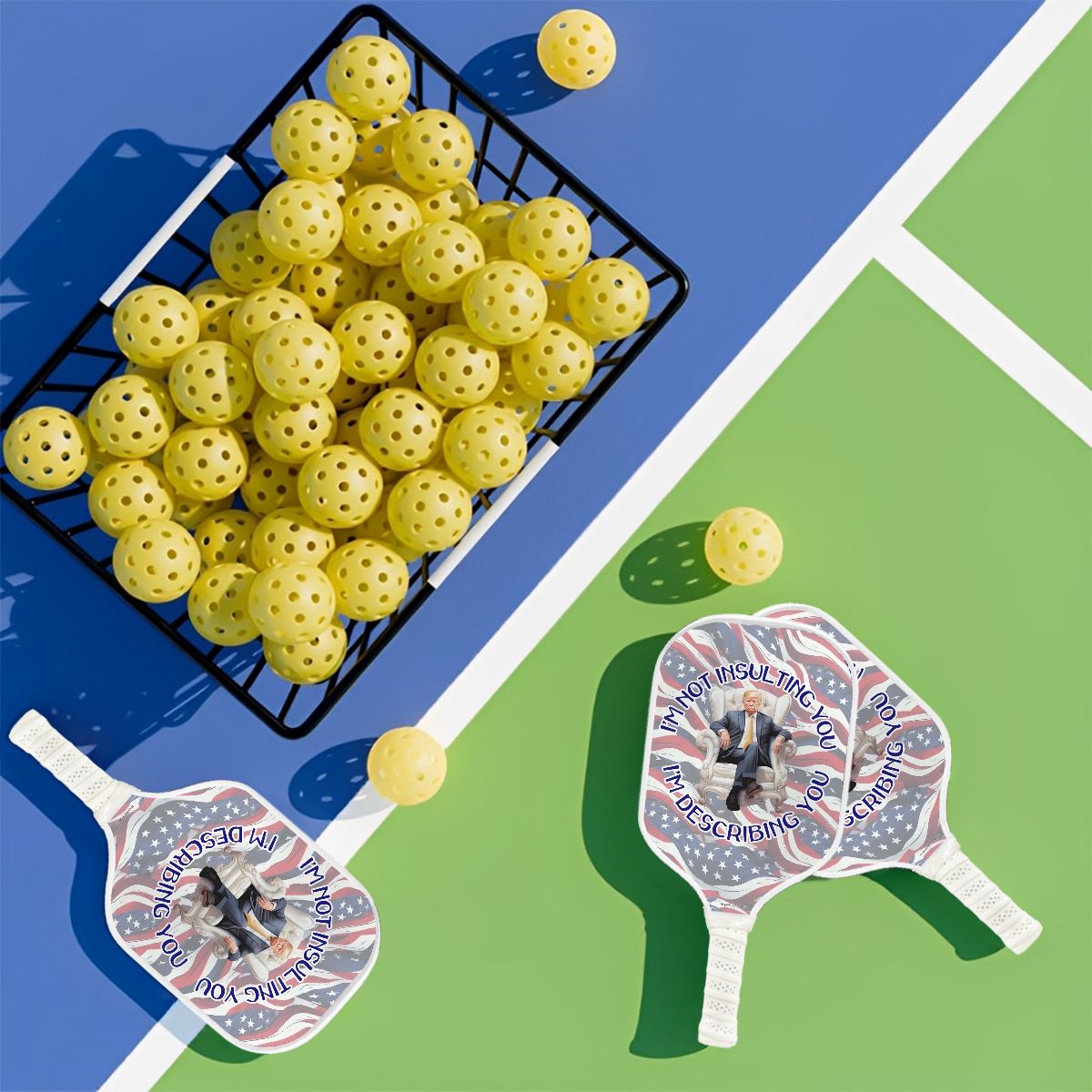 Donald Trump "I'm not insulting you", Pickleball Paddle