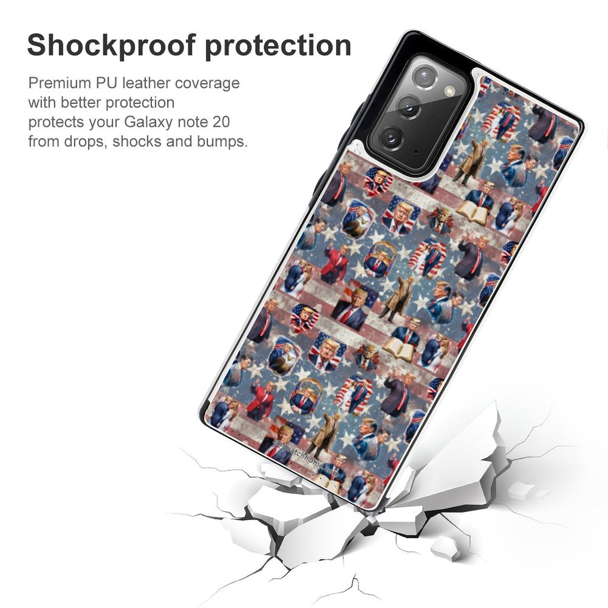 Samsung Note20 Flip Phone Cases - Donald Trump 20 Designs