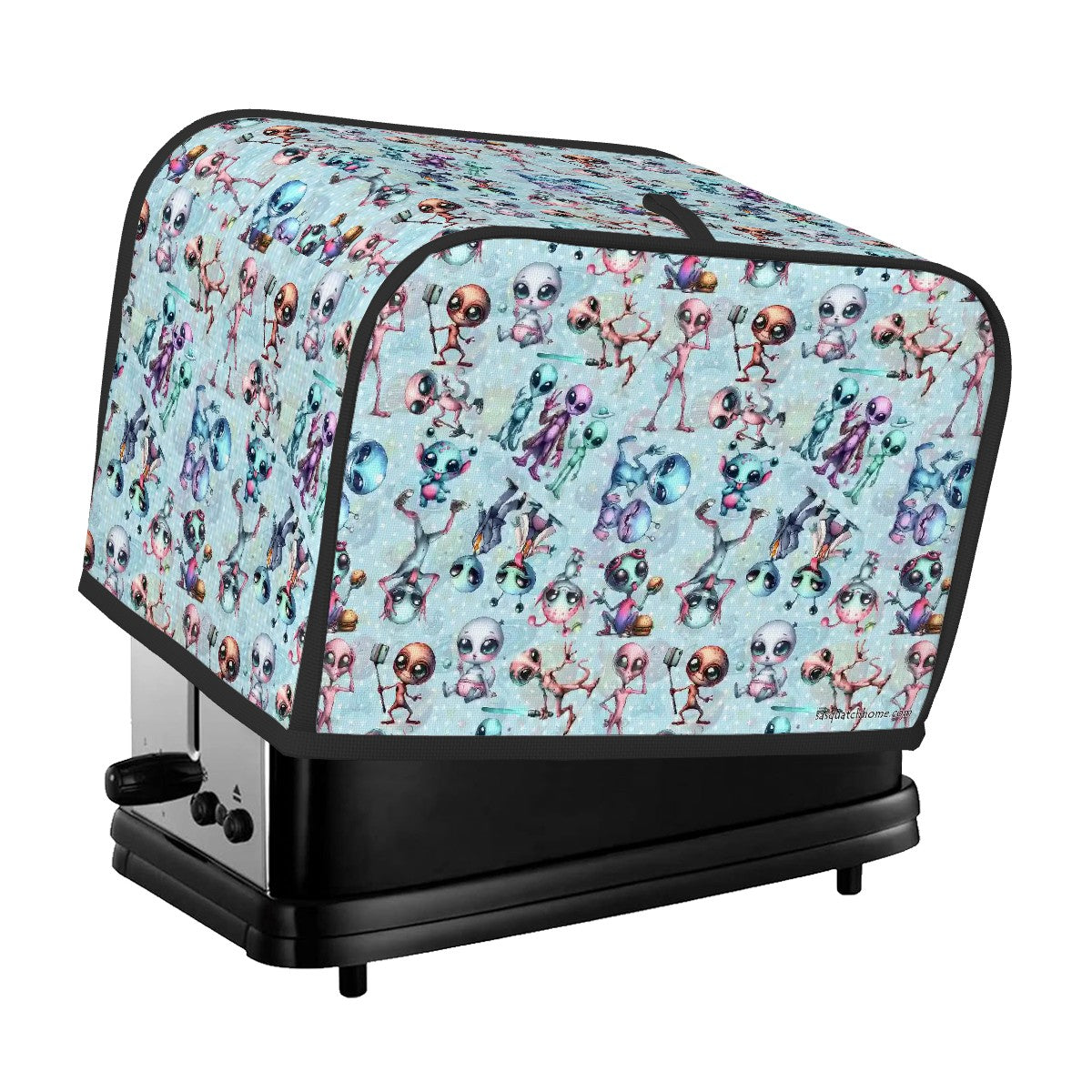 6 Alien Designs, 2 Slice Toaster Cover