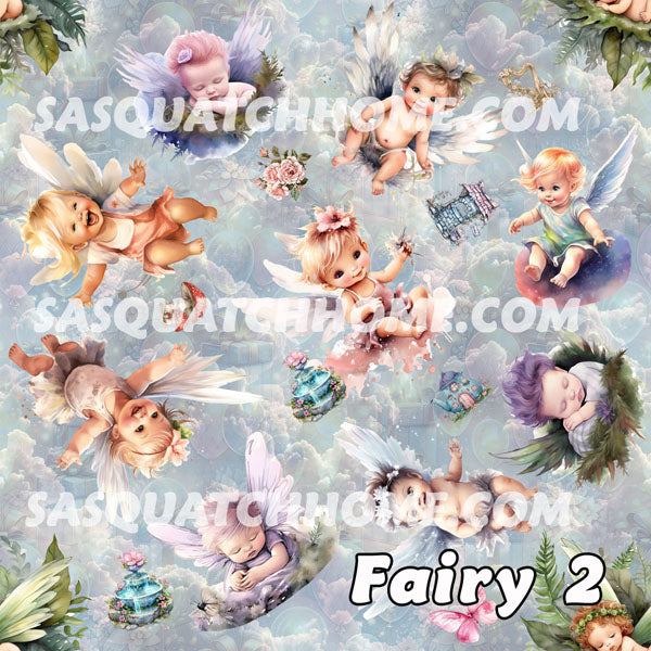 6 Fairy Designs, Wireless Charging Gaming Mouse Pads / Mat With Lights - 2 Sizes