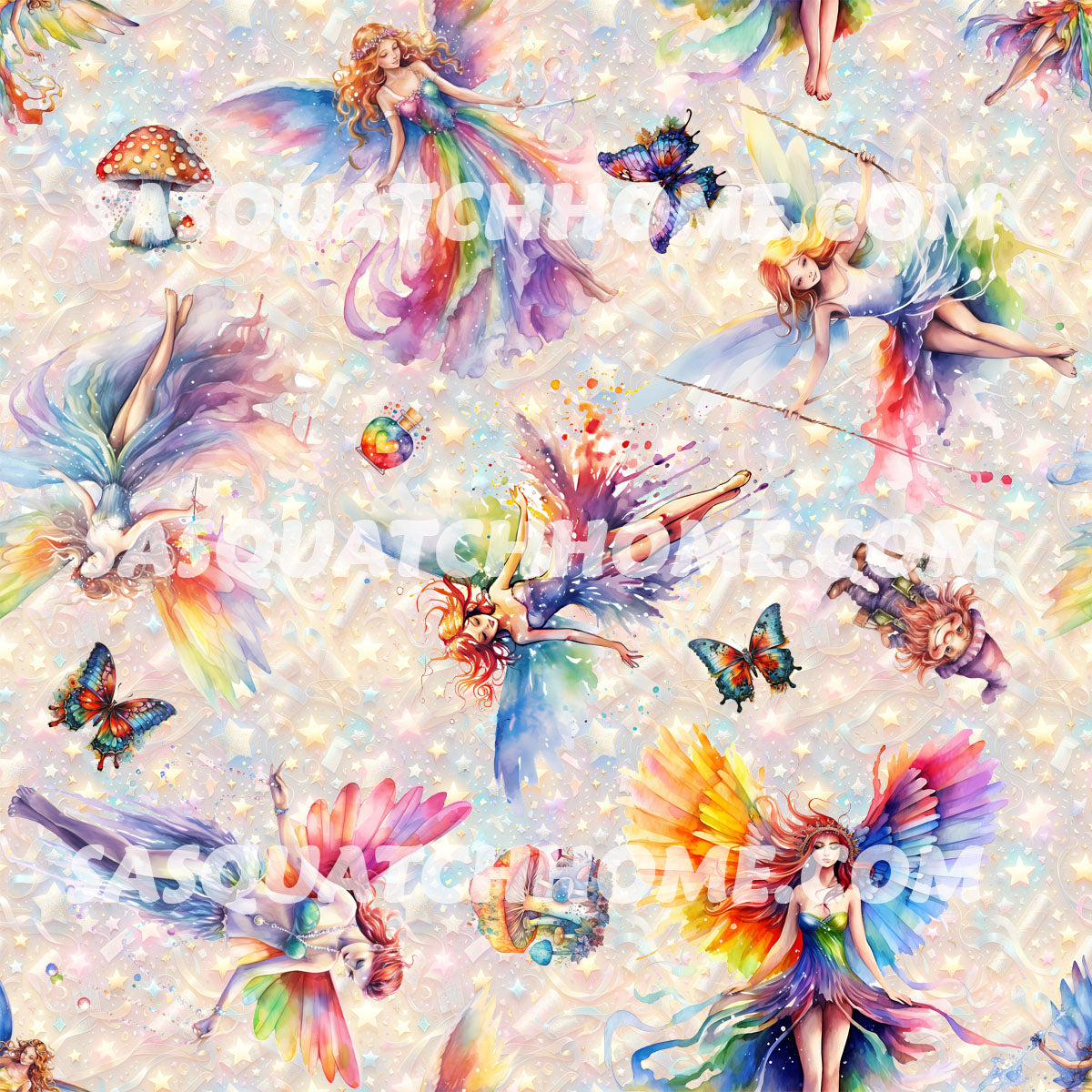 6 Fairy Designs, Kid's Hawaiian Vacation Shirt