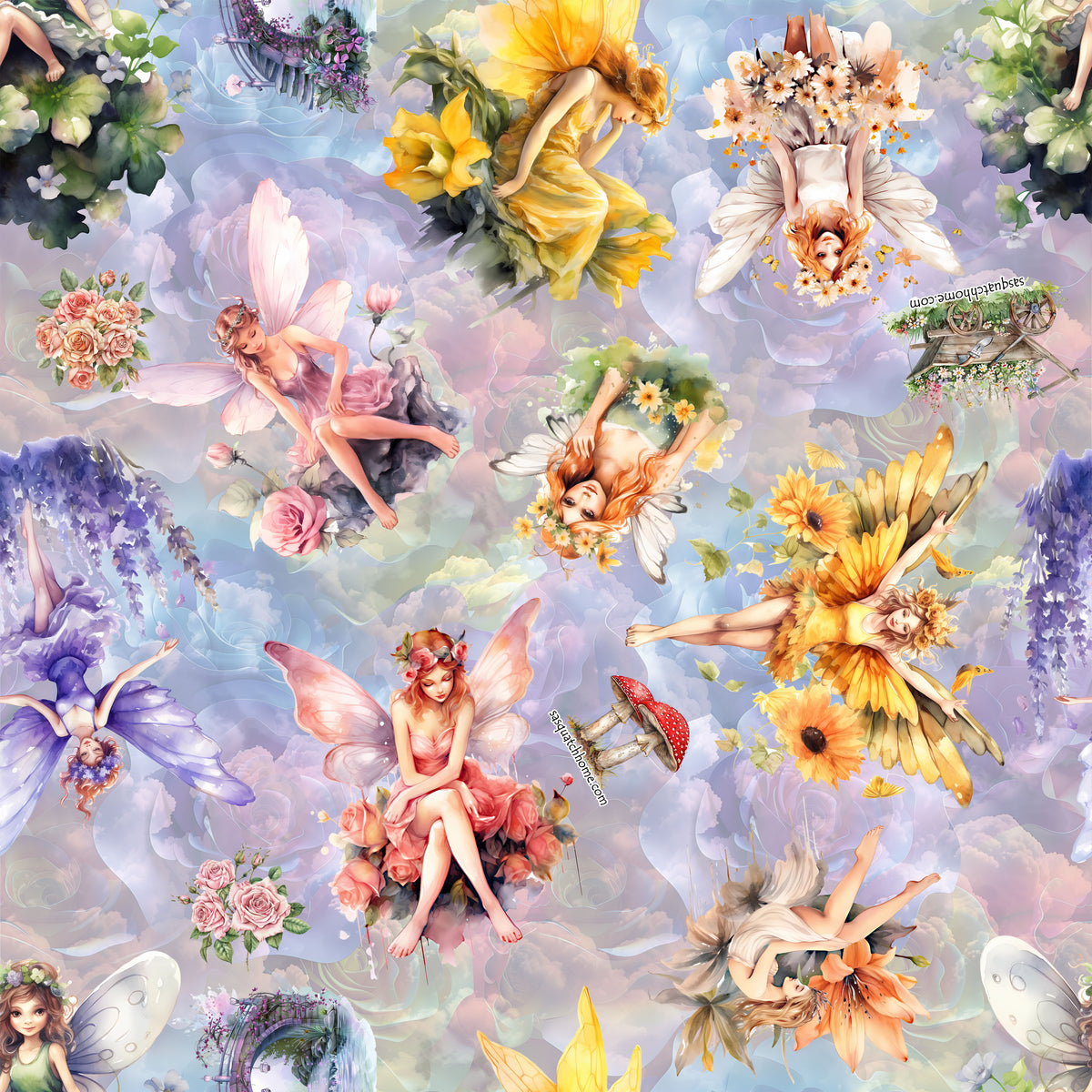 Fairies - Two Piece String Bikini Halter Swimsuits
