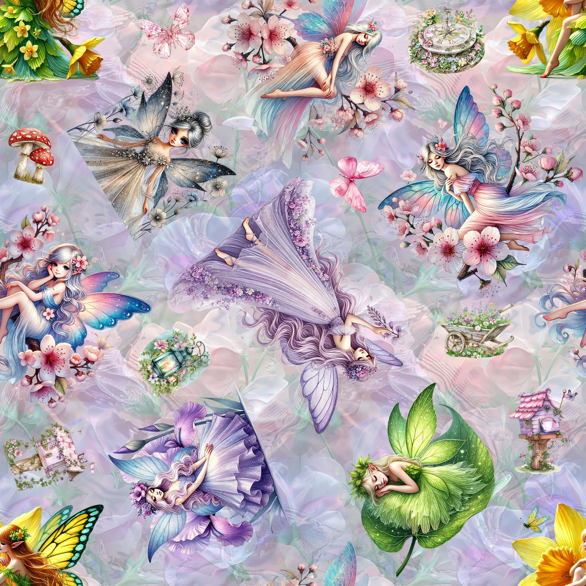 Fairies - Two Piece String Bikini Halter Swimsuits