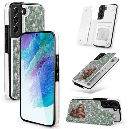 "You call me a bitch..." Bigfoot, Sasquatch, Samsung S22 Cell Phone Case / Folding Wallet