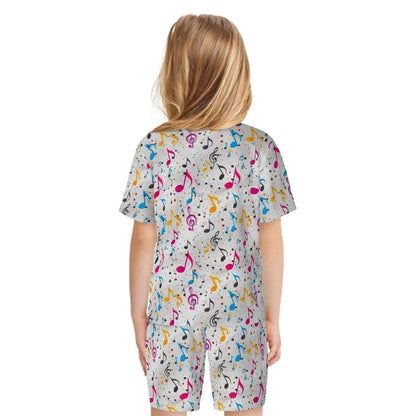 Children’s 2 Piece Short Pajama Set, Donald Trump Dancing