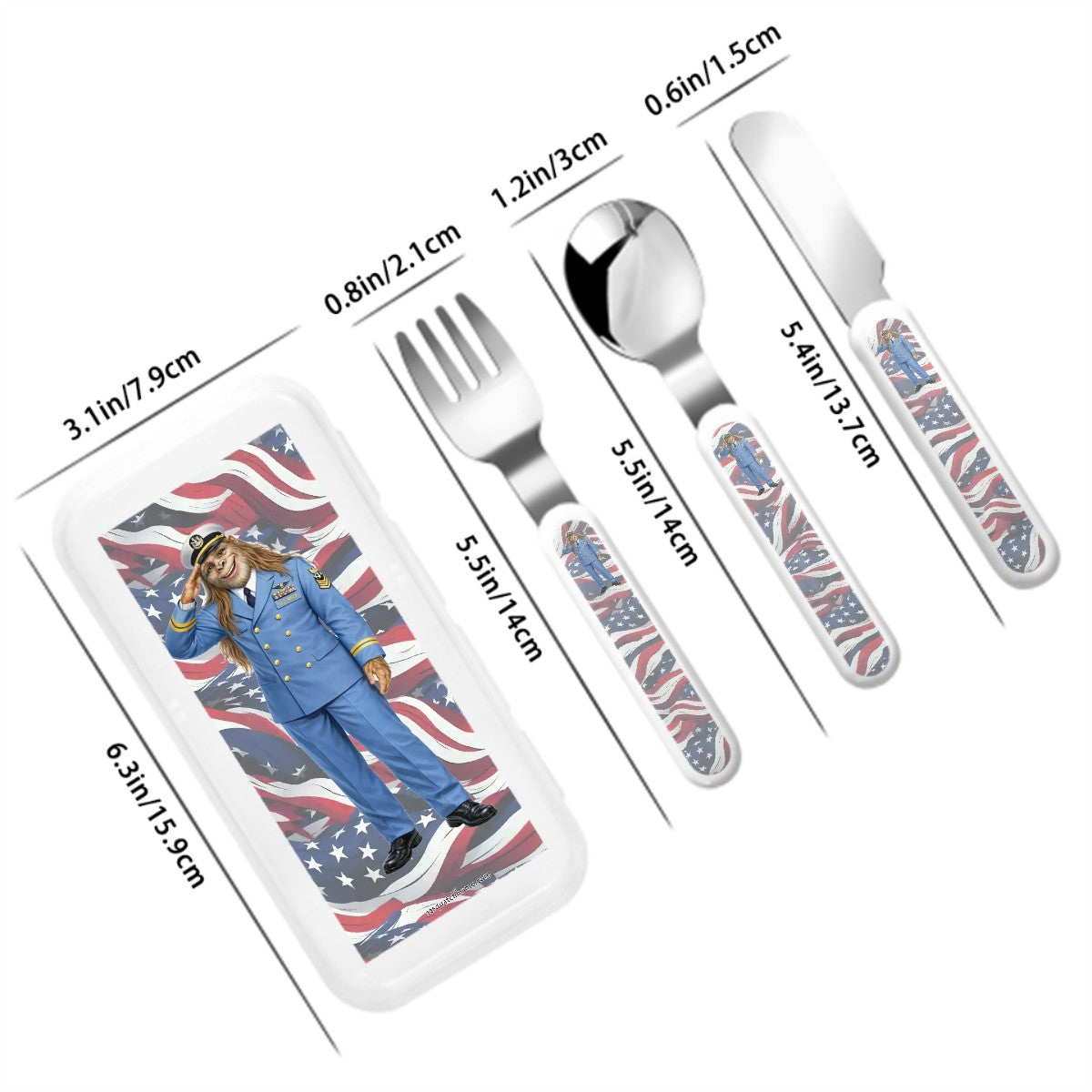 Kids Cutlery Set Straight Handle