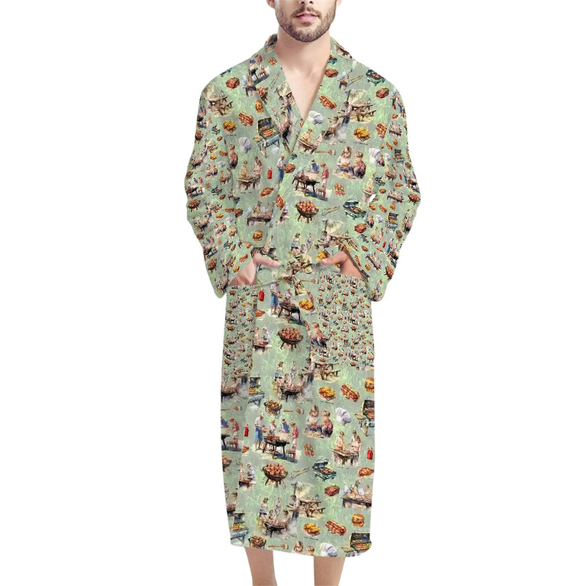 20 Misc Designs,  Themed Polyester Bath Robe